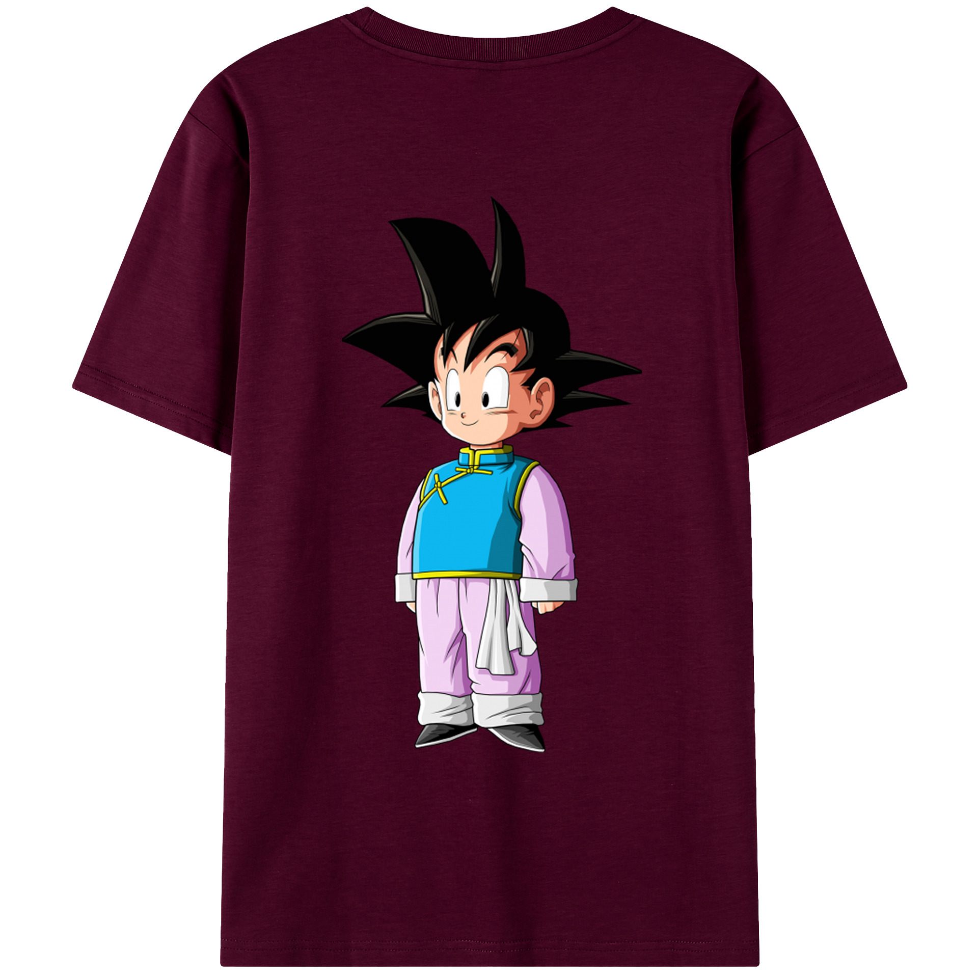 （画像用） ドラゴンボール 孫悟空（そん ごくう）Son Goku カカロット DRAGON BALL Kakarotto レディース半袖Tシャツ(バックプリント)